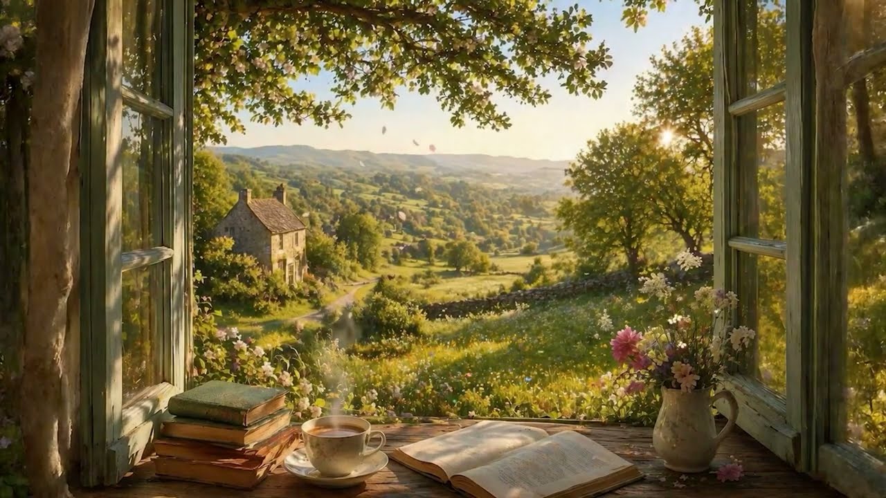 valley sunrise piano 🌸 calming melodies for deep focus, relaxation & peaceful thoughts