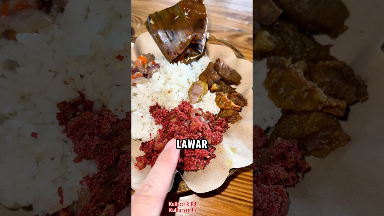 NASI CAMPUR BABI BALI DI SOLO‼️ SIANG DIKIT LUDES ‼️