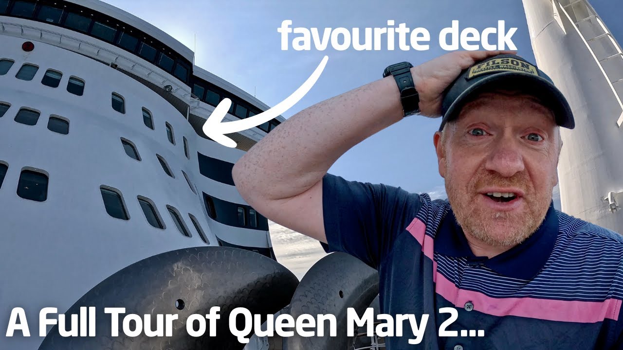 A Proper Look Around The ONLY Operating Ocean Liner In The World. Welcome Aboard Queen Mary 2...