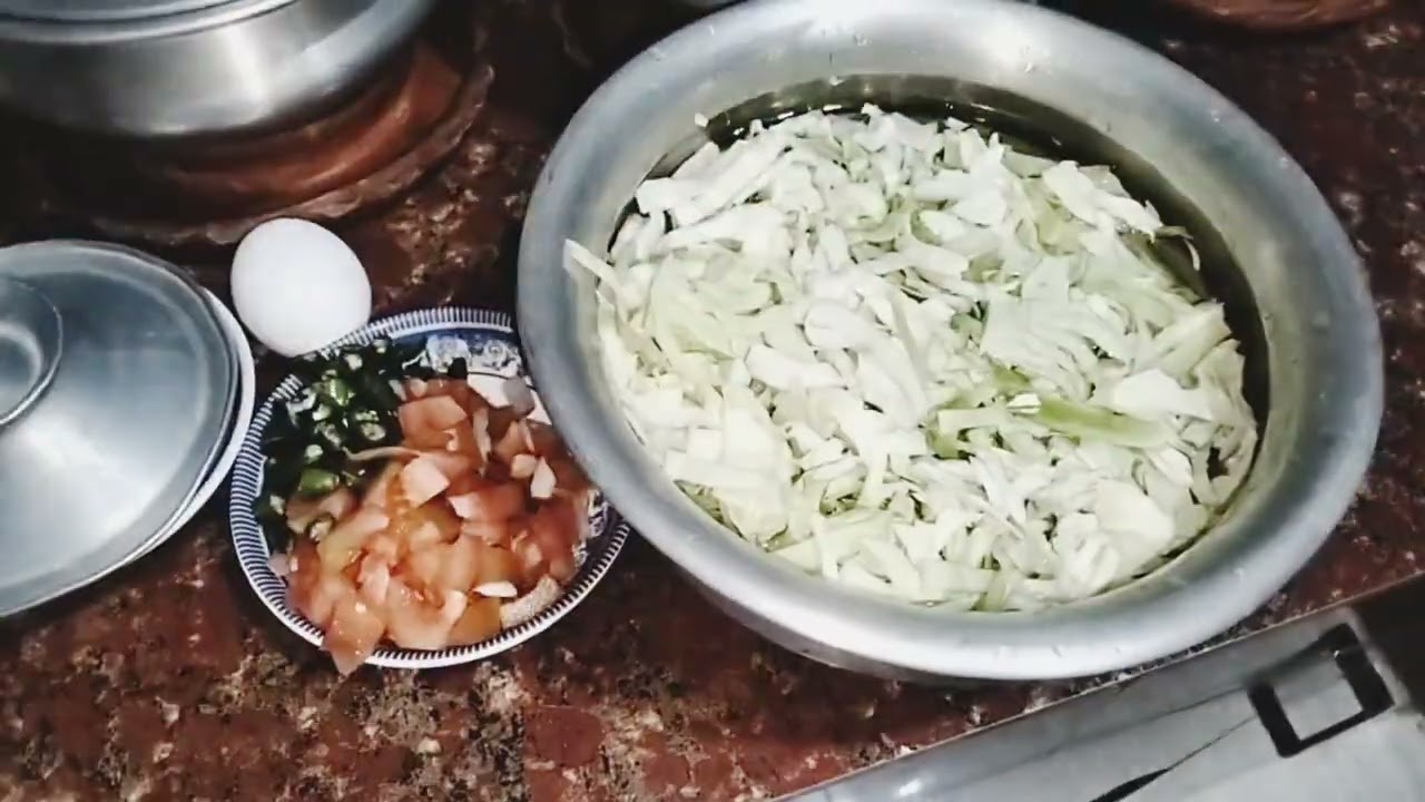 নতুন চুলা কেনা হয়েছে।। বাঁধাকপি দিয়ে মজাদার নুডুলস সন্ধ্যার নাস্তায়🍜🍝🥬