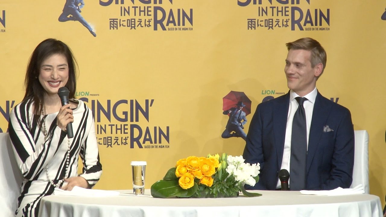 天海祐希「絶対損はさせません・・・アダム・クーパーさんが！」／舞台「SINGIN’ IN THE RAIN」特別会見レポート