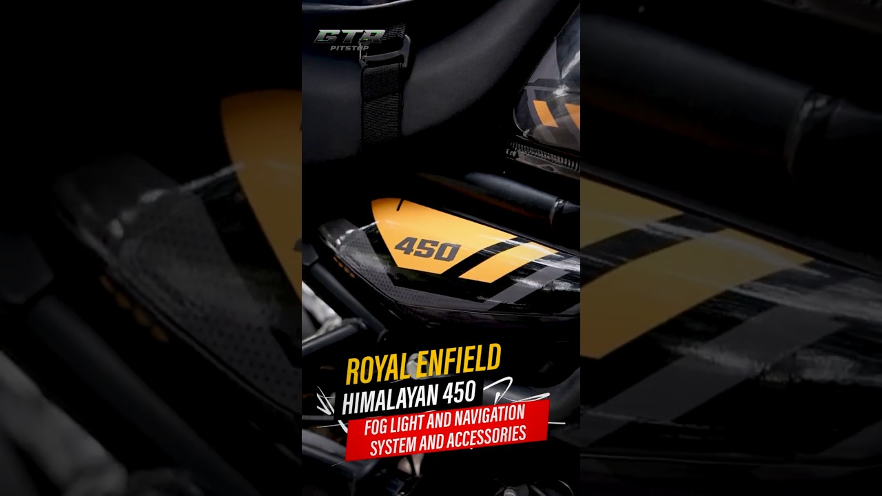 Upgrade your RE Himalayan 450 with top-tier touring accessories at GTR Pistop!!!