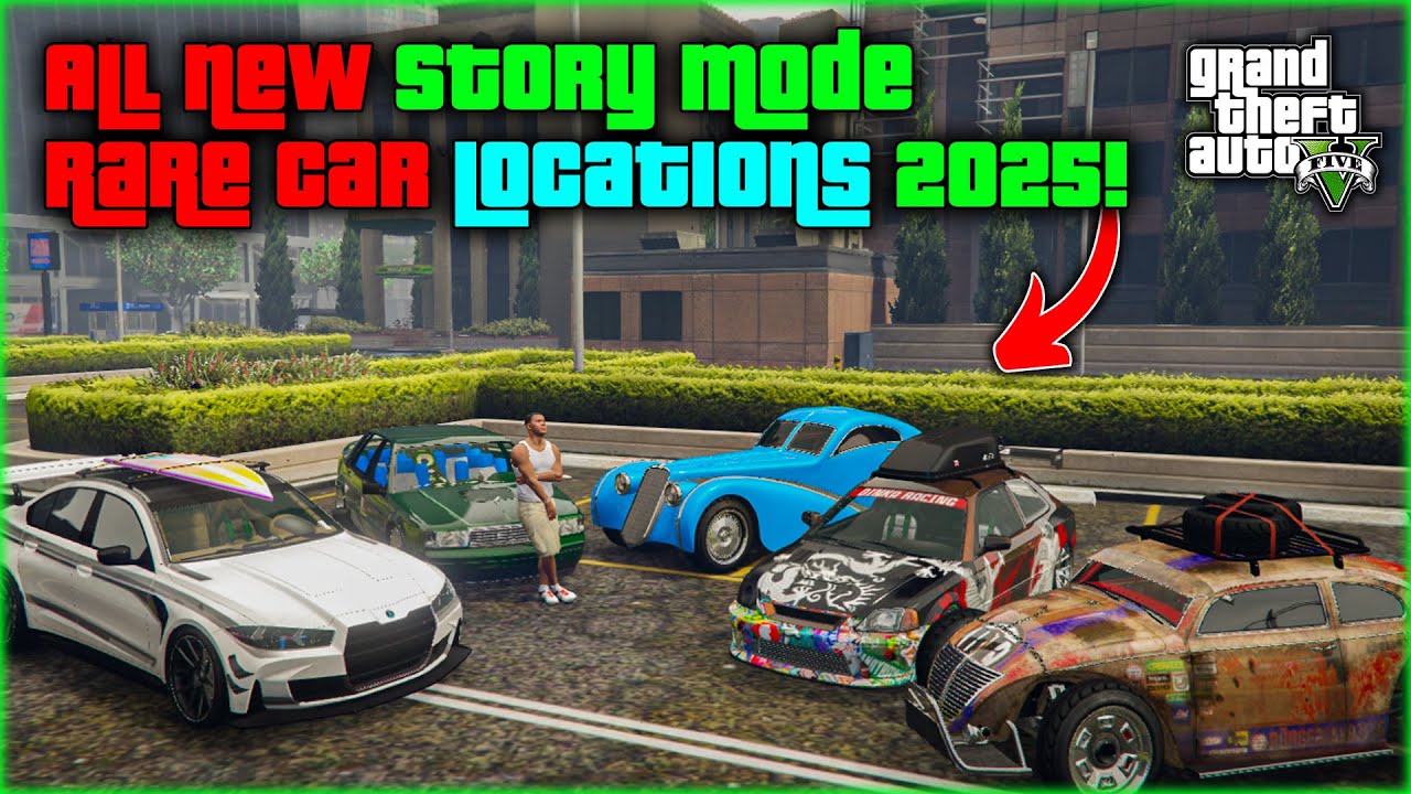 GTA 5 - All New Story Mode Rare Cars Locations 2025 (PS5, PS4, XBOX & PC)