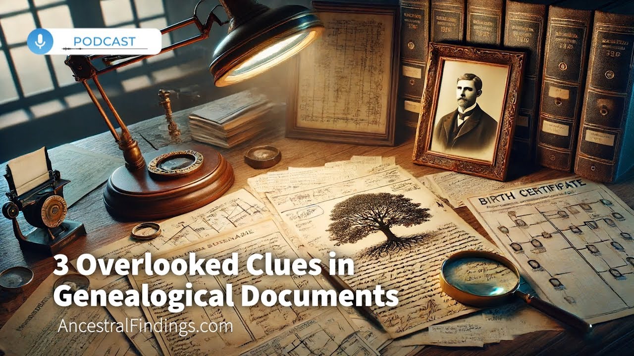 3 Overlooked Clues in Genealogical Documents | Ancestral Findings Podcast