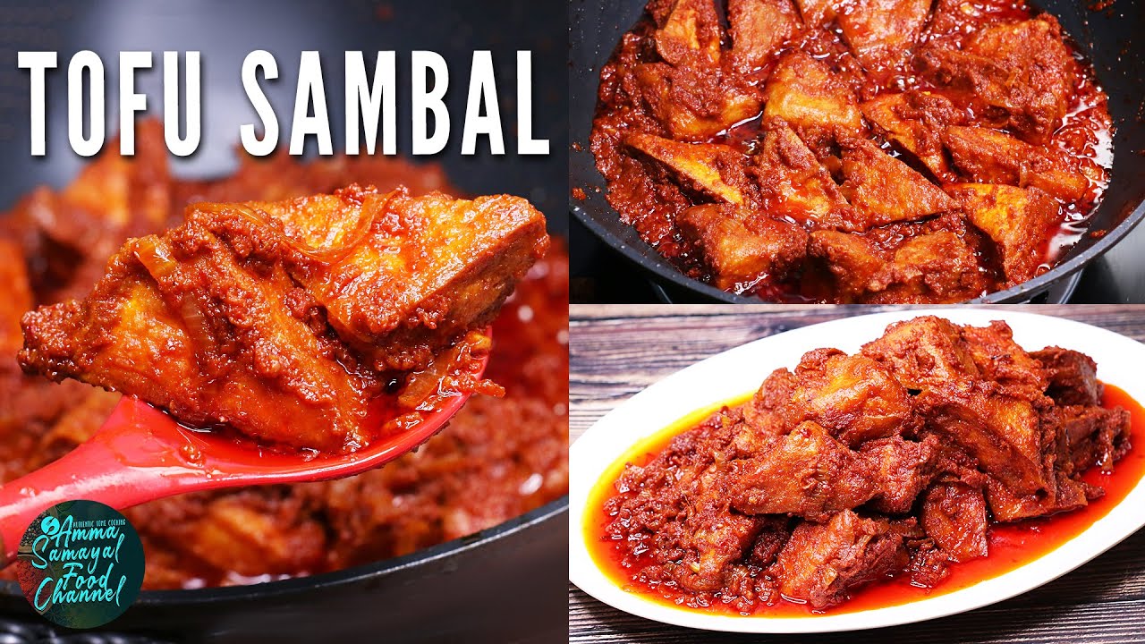 Tauhu Sambal Indian Style | Tauhu Sambal In Tamil | Tauhu Sambal | Tofu Sambal | Tofu Recipe Tamil