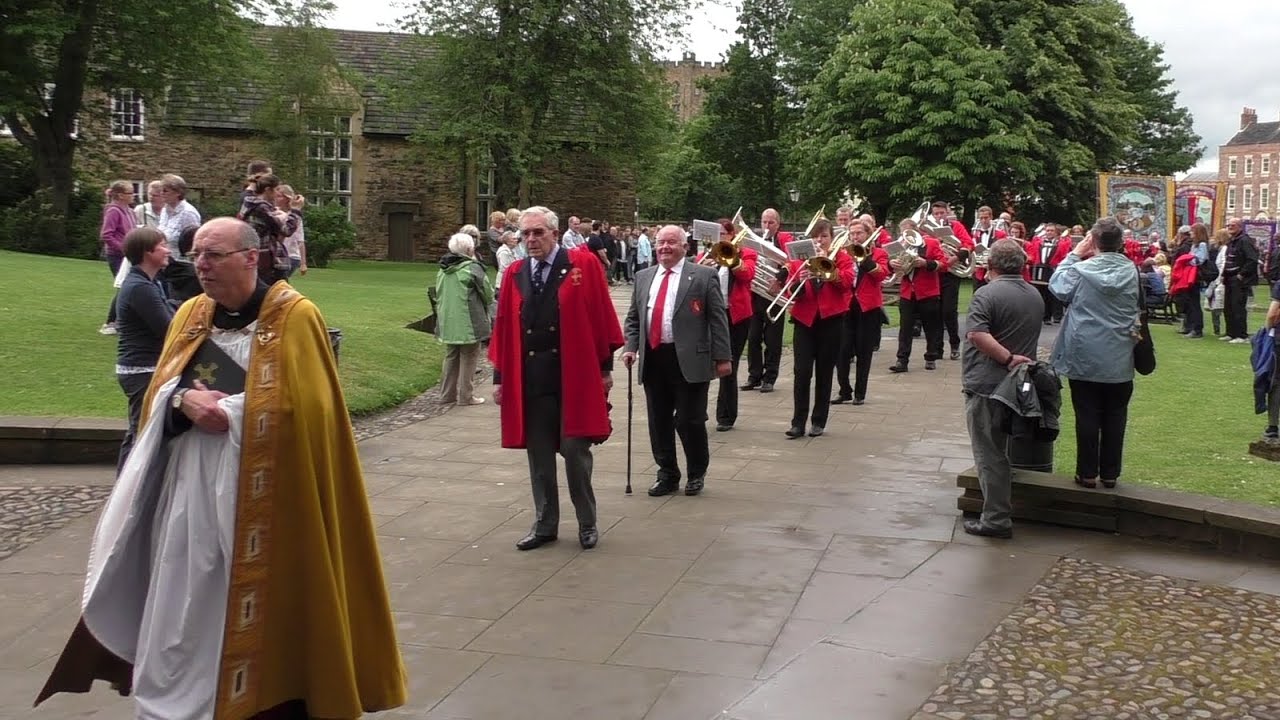 Bands and Banners at the Cathedral, Durham Miner’s Gala 2016