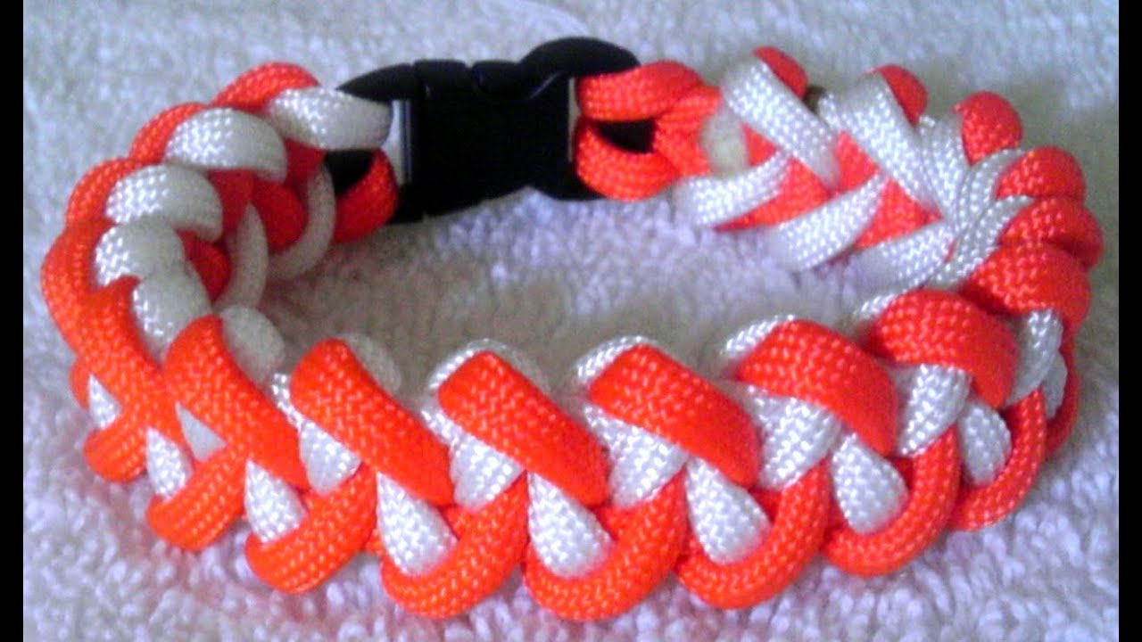 Two Color Jawbone Paracord Bracelet
