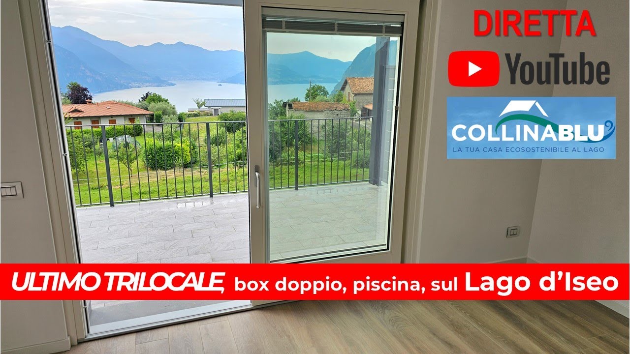 NON PIÙ DISPONIBILE: LAGO D’ISEO - SOLTO COLLINA (BG), trilocale con piscina e box doppio 