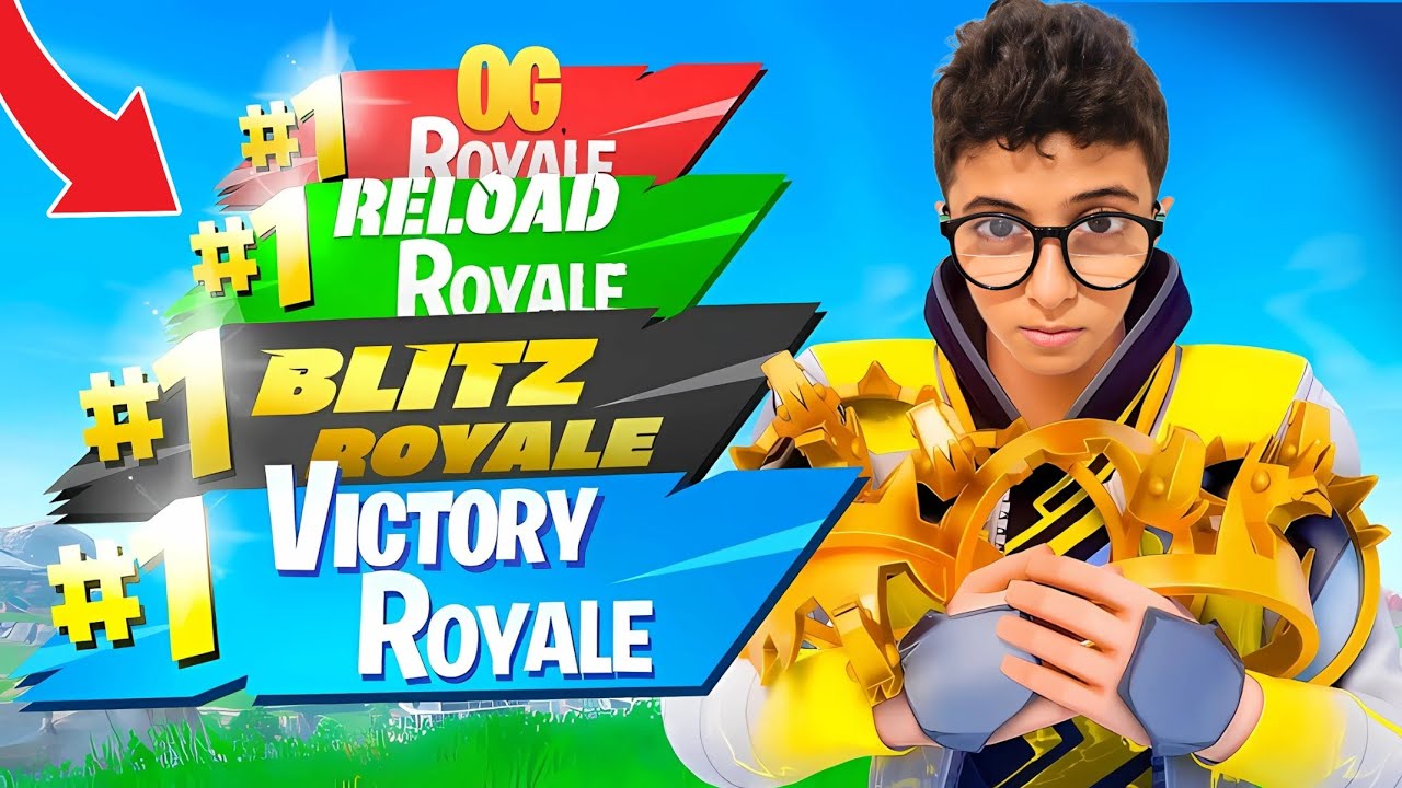 تحدي الفوز في كل أطوار فورت نايت 🔥... بدون توقف! 🤯