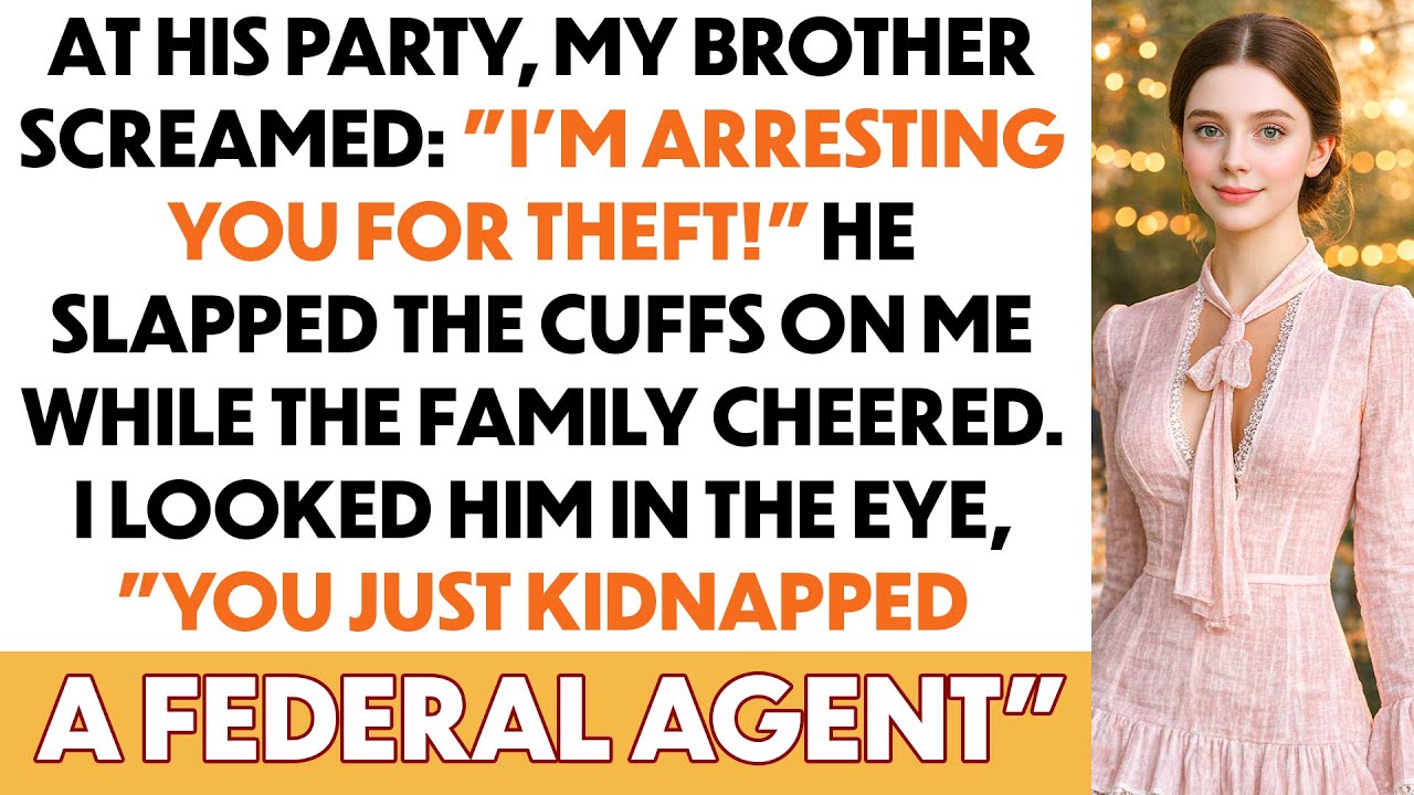 Brother Cuffed Me Screaming “Thief!”—Then I Smiled “You Just Kidnapped A Federal Agent”...