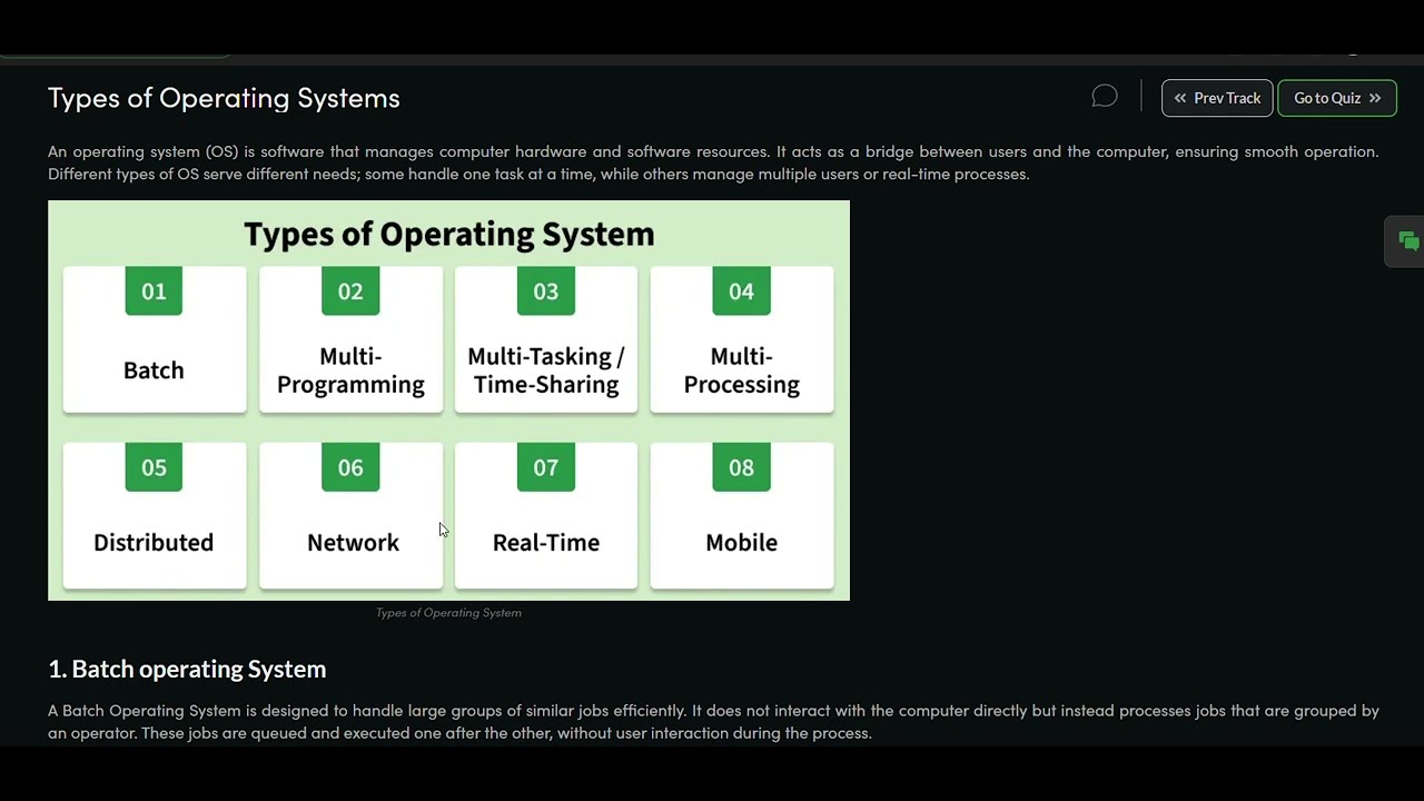 Types of OS | Batch OS | Explained very clearly more types of OS are uploaded