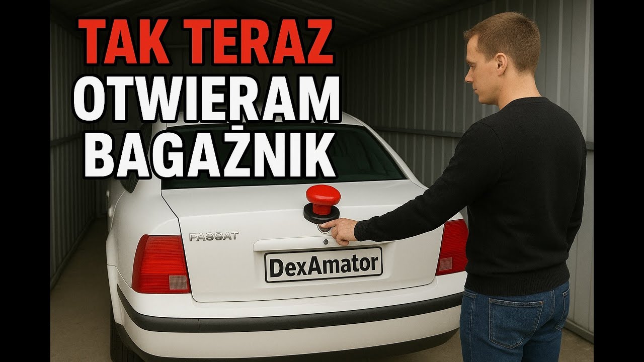 Modyfikacja zamka klapy bagażnika. TERAZ OTWIERAM Z PRZYCISKU.... DRUCIARSTWO ale chyba działa :D