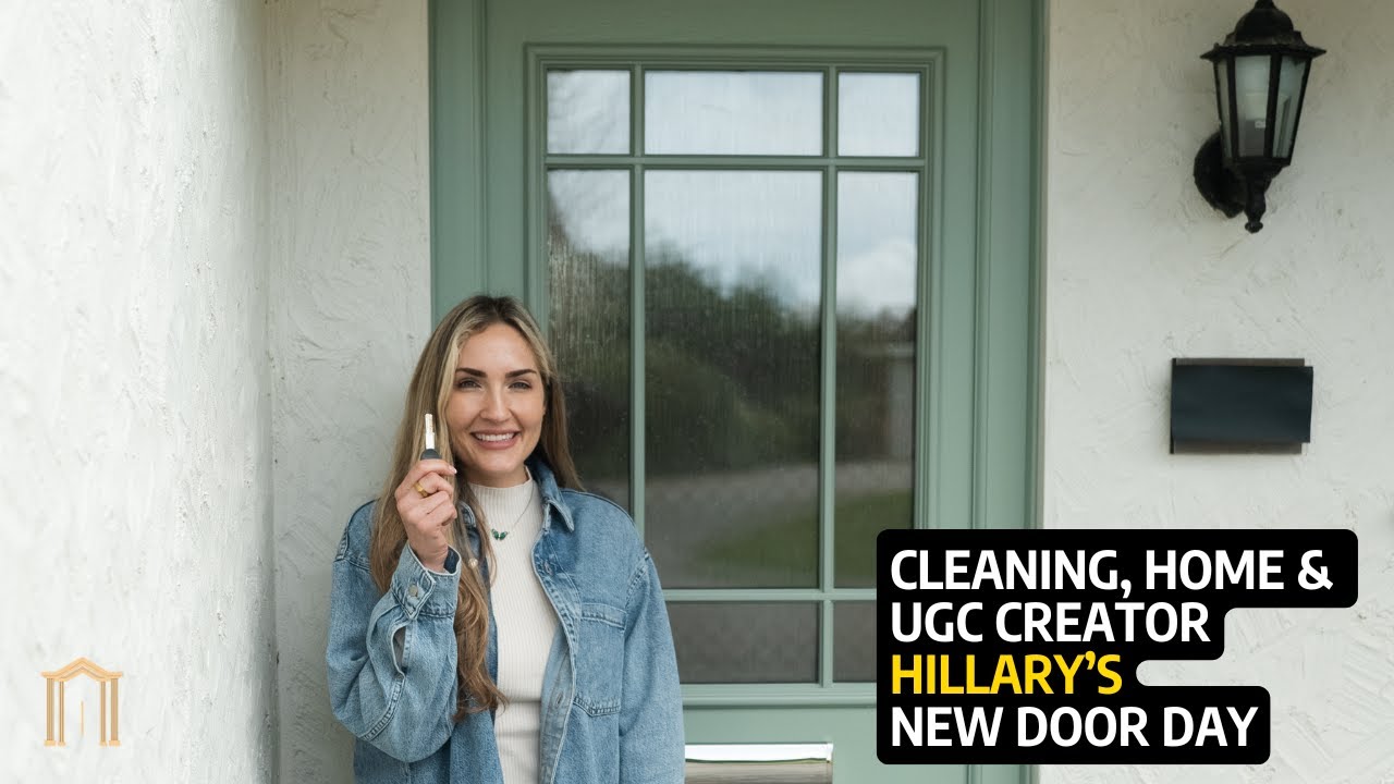 CLEANING, HOME & UGC CREATOR HILLARY'S NEW DOOR DAY | CHARTWELL GREEN CAIRO | PALLADIO DOORS