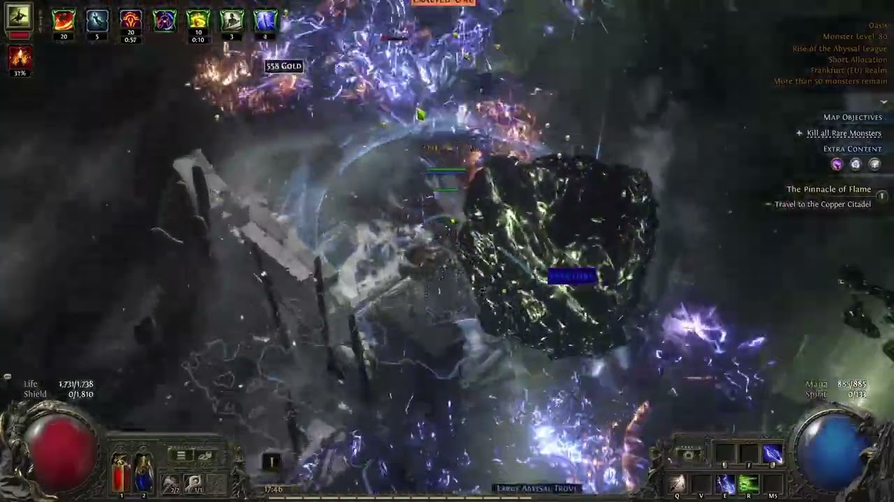 0.3 Rise of the Abyssal Hybrid Crit Lightning Arrow Deadeye showcase