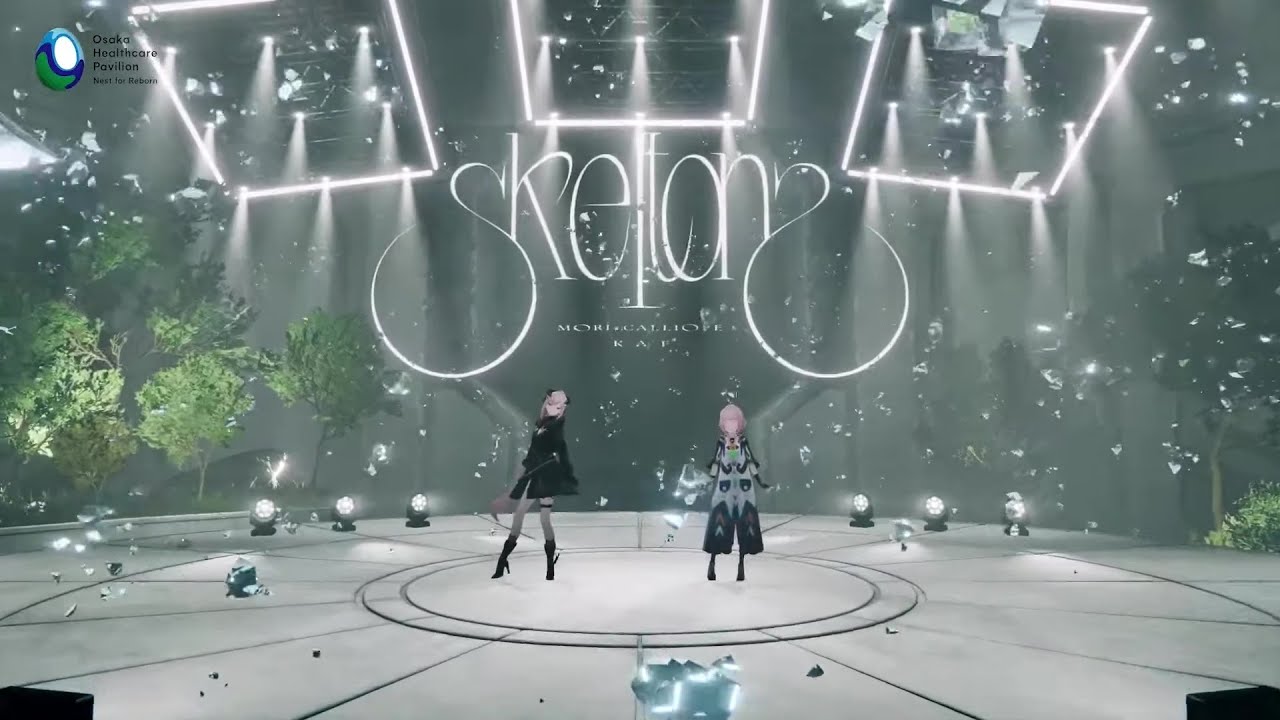 Calli & KAF Duet skeletons 「ARK-此ノ未来 3DLIVE 2025」