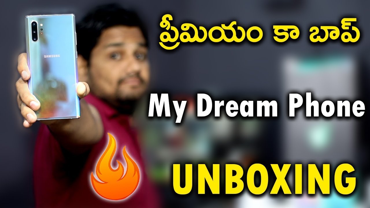 Samsung Galaxy Note 10 Plus Unboxing & initial Impressions with Camera Samples in Telugu
