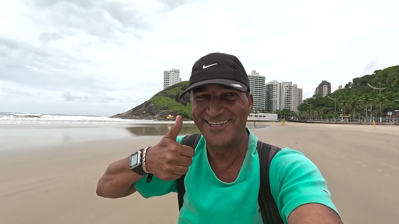 Tour Guarujá Praia da Enseada e Avenidas da Cidade de Guarujá Litoral de São Paulo Brasil 4k