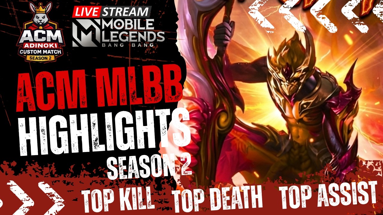 [Hightlight] EP 12 S2 ACM MOBILE LEGENDS SAMPAI SAHUR ! Custom Match Makin Panas #mobilelegends