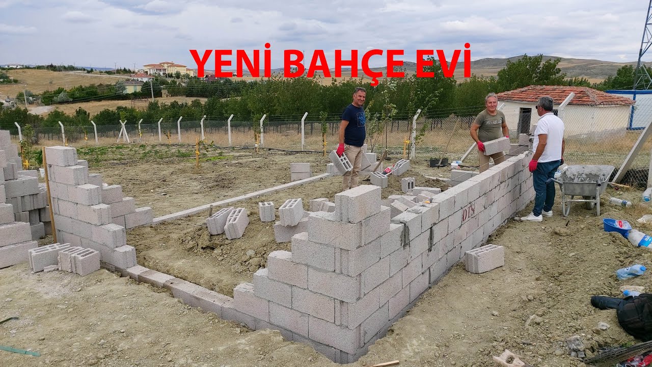YENİ BAHÇEMİZE HEP BİRLİKTE KÜÇÜK BAĞ EVİ YAPIYORUZ