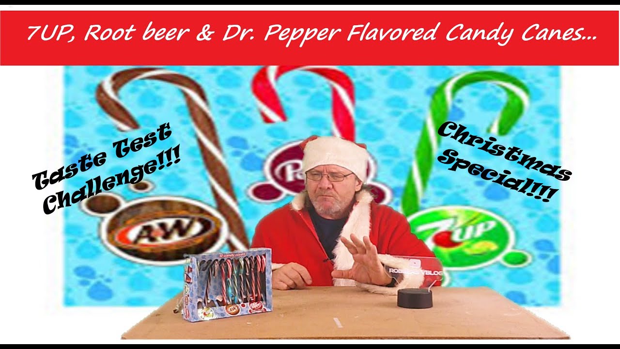 Леденцы со вкусом 7UP, рутбира и Dr. Pepper... Дегустация рождественского спецвыпуска...