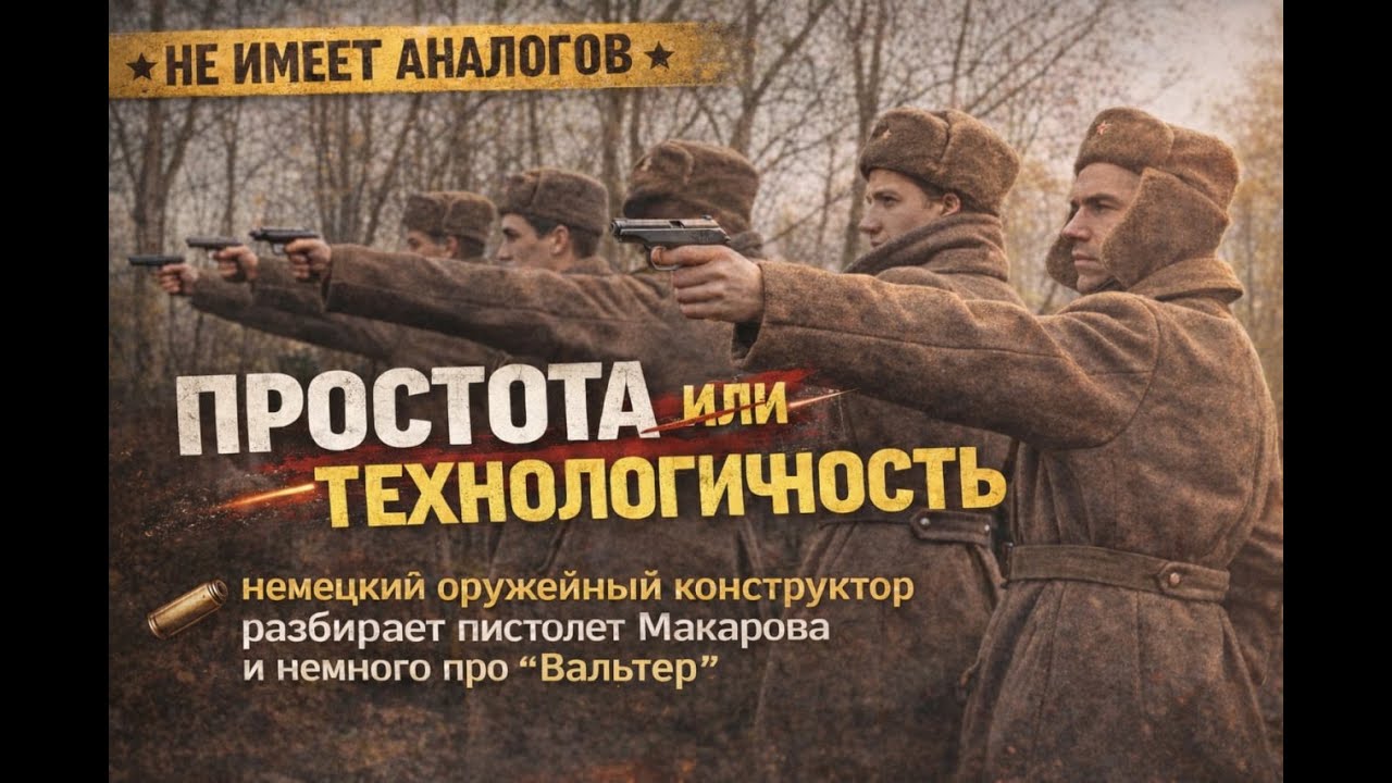 Простота или технологичность на примере пистолета Макарова.