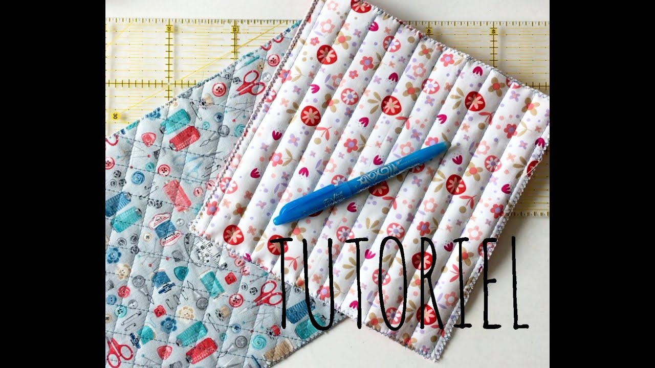 Tuto: comment matelasser un tissu