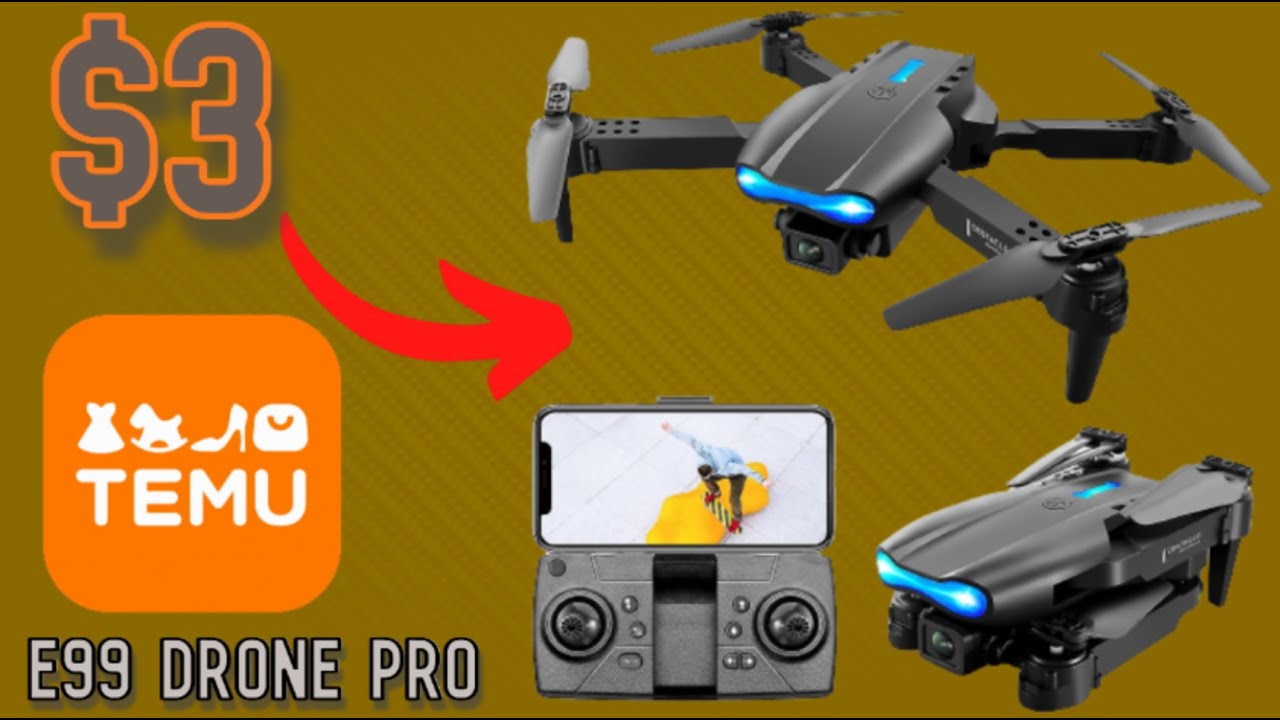 Тестирование дрона за $3 от TEMU — обзор E99-K3 Drone Pro