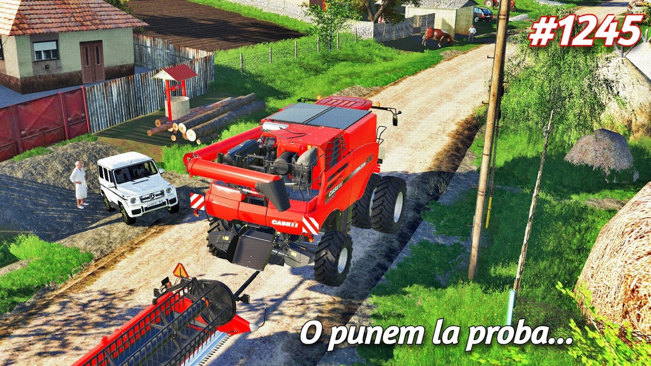 Roleplay pe Dumesti///AM BĂGAT LA PROBĂ COMBINA[1245]-Farming Simulator 19