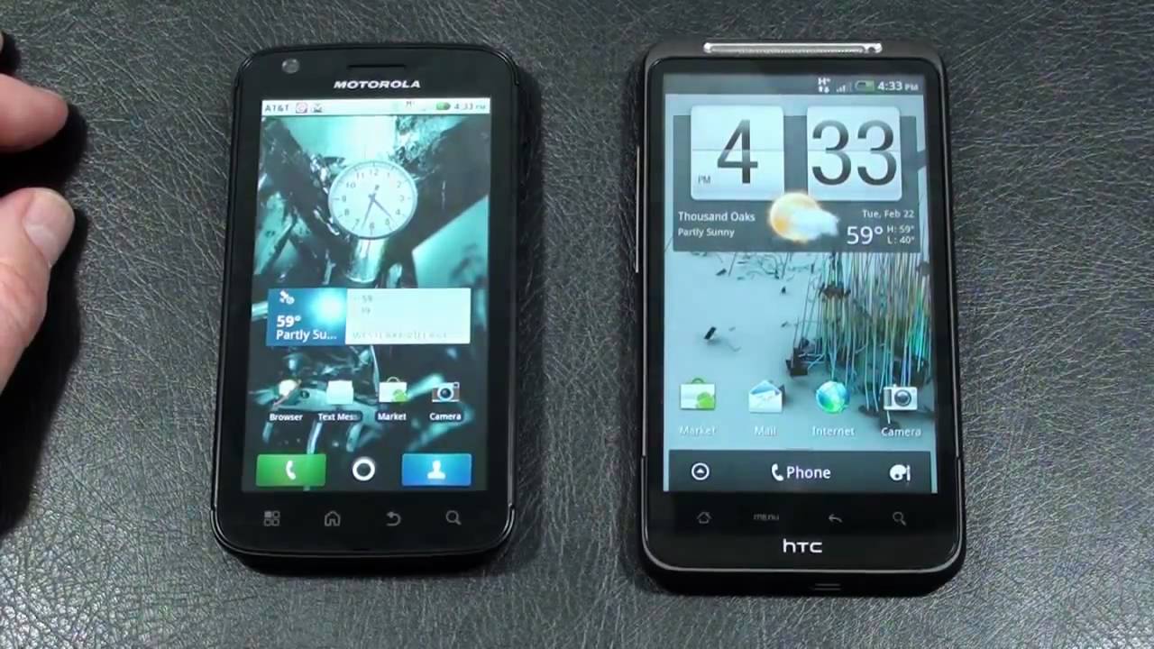 Motorola Atrix 4G vs HTC Inspire 4G AT&T 