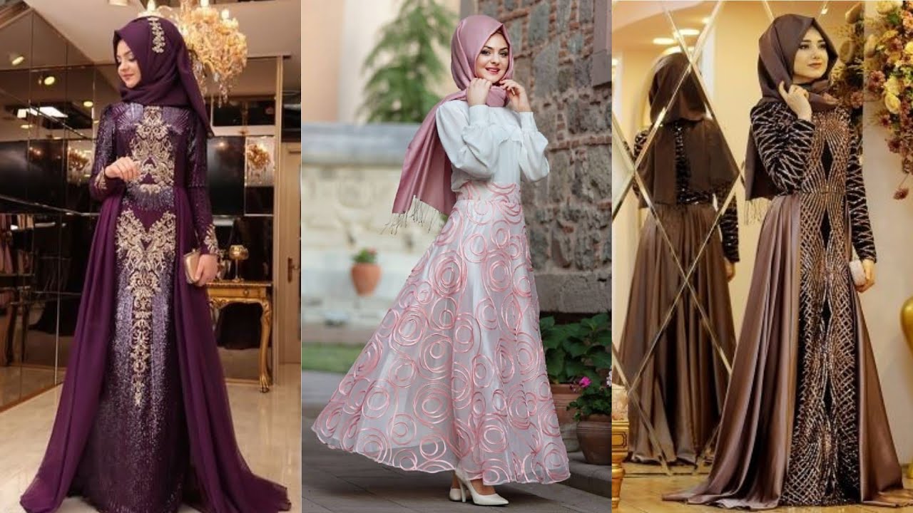 Hijabi bride | Beautiful & gorgeous gowns design with Hijab | Muslim bridal gowns design with Hijab