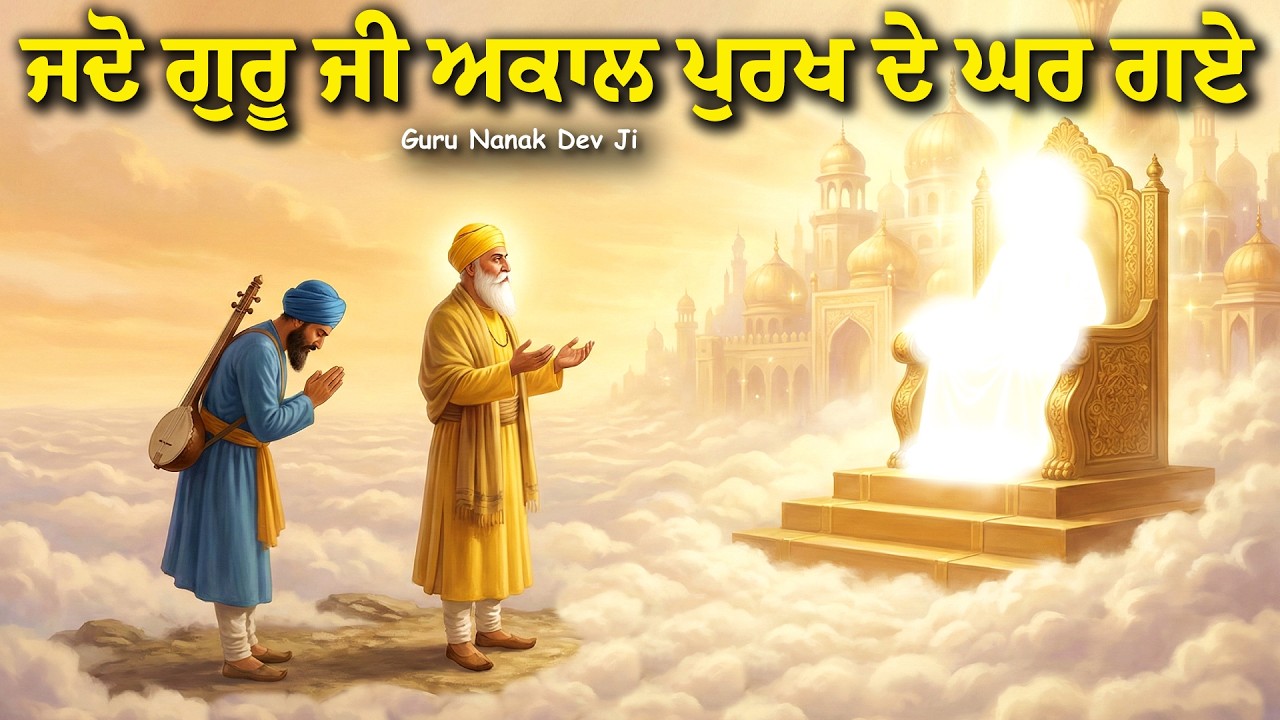 ਗੁਰੂ ਜੀ ਅਕਾਲ ਪੁਰਖ ਦੇ ਘਰ ਗਏ | Guru Nanak Dev Ji Itihas | Ikk Rang
