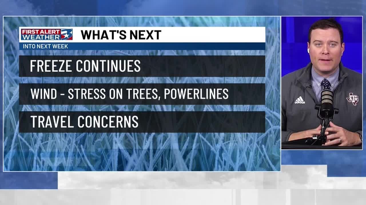 Last round of wintry precip moving in and out - here's what we plan for next