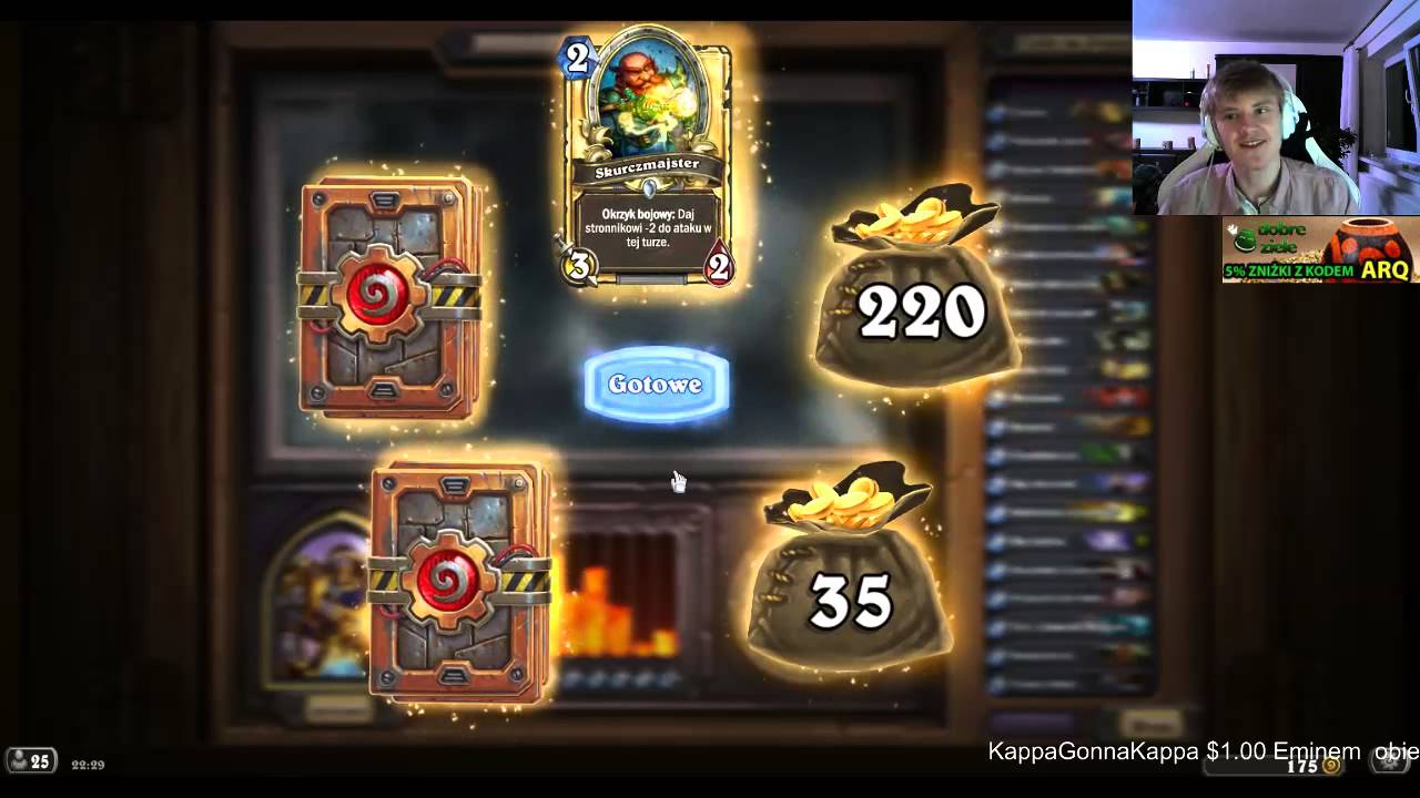 ArQuel- Rozwalam RapGre w HearthStone