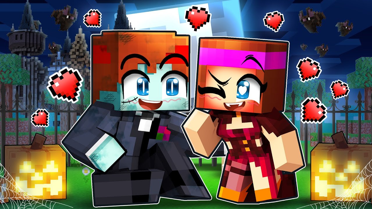 Un Amour IMPOSSIBLE pour Halloween sur Minecraft !