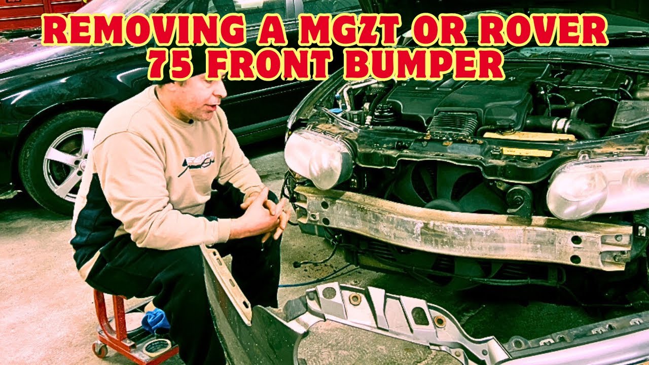 How To Remove A Rover 75 or MG ZT Front Bumper | Changing Bulbs, Spotlights & Indicators