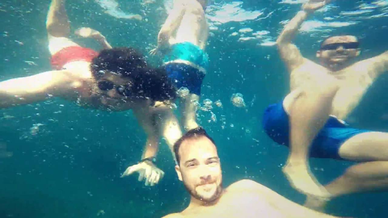 1st South Pole Summer Party - Jumping around St Peters Pool