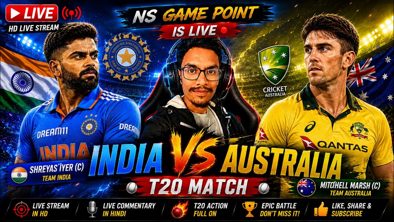 🔴  India 🇮🇳 vs Australia 🇦🇺 T20 LIVE 🔥 Shreyas Iyer vs Mitchell Marsh | Cricket 26 Gameplay #Shorts