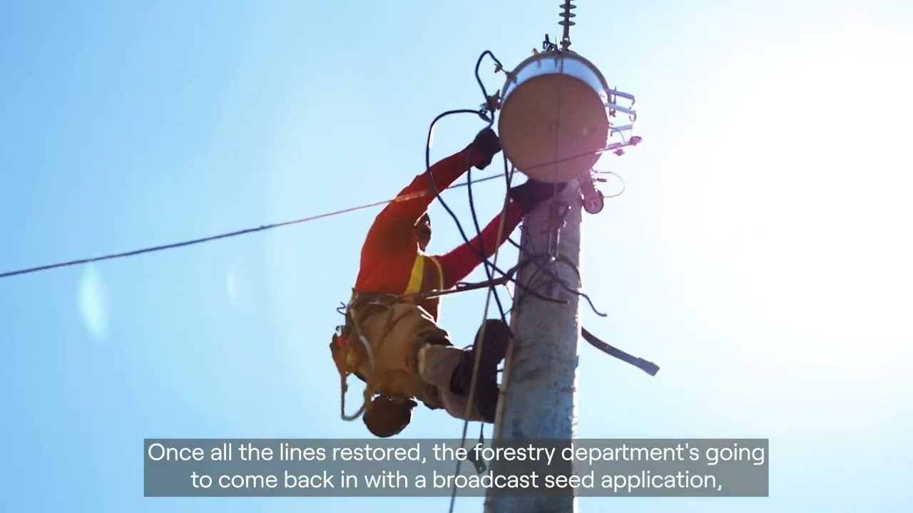 Restoring remote customers after extensive storm damage