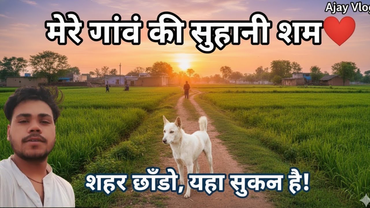 मेरा प्यारा सा गाँव: यहाँ का सुकून कहीं और नहीं मिलेगा 🥰 | Ajay Vlogs