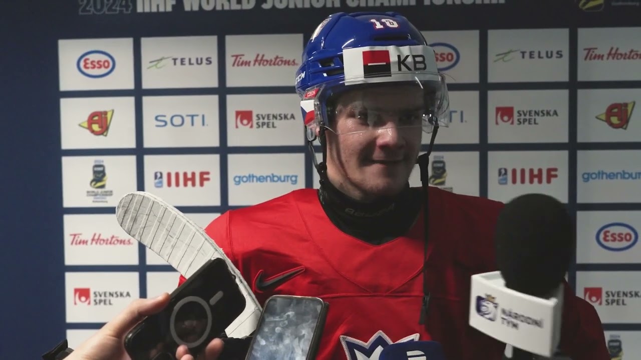 U20 | Nováček Matěj Maštalířský před čtvrtfinále s Kanadou