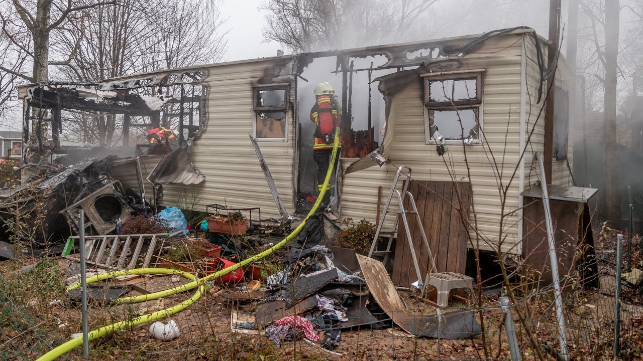 ++ TRAGISCHER BRAND: EHEPAAR VERLIERT ALLES ++ HUND STIRBT IN DEN FLAMMEN ~ CAMPER SAMMELN SPENDEN