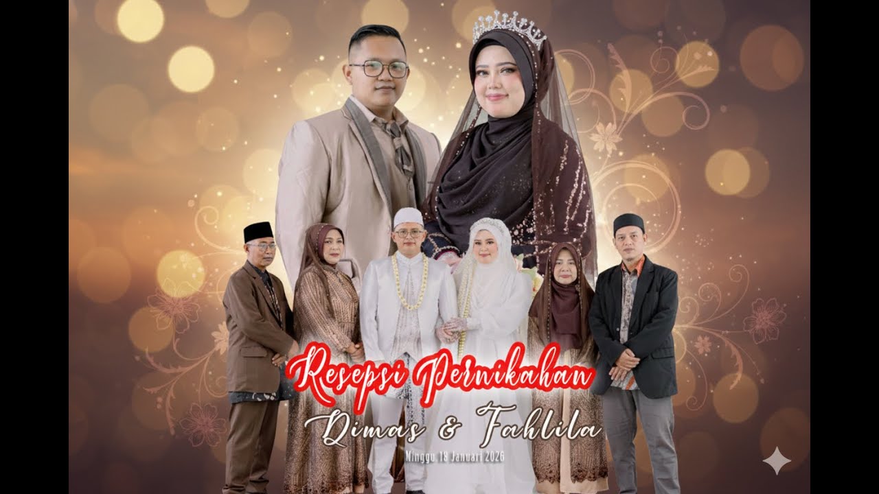 Resepsi Pernikahan Dimas Wahyu Nugroho, S.DS.,Gr & Fahlila Aini