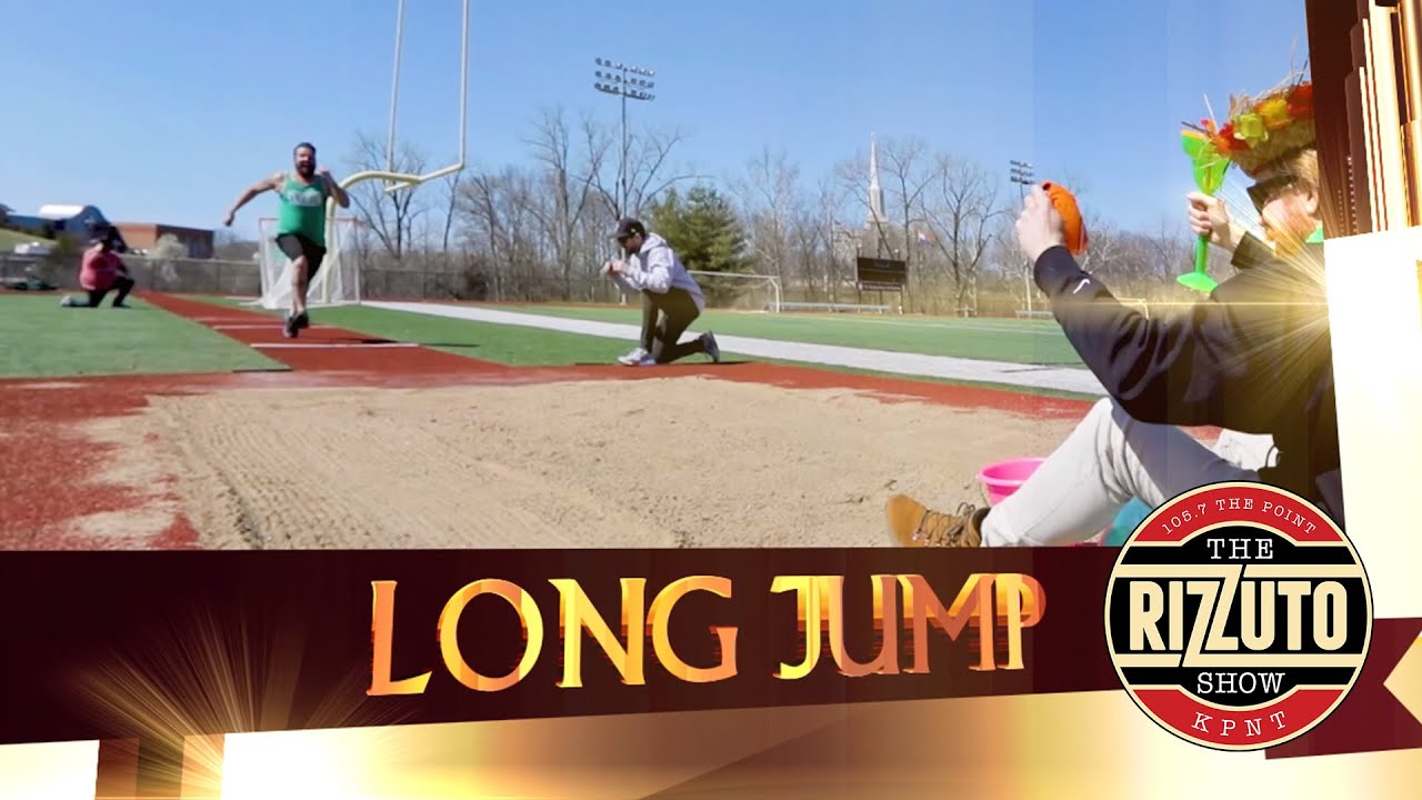 How LONG can Rizz JUMP? Rizzuto completes the 2nd RIZZLYMPICS competition... the LONG JUMP!