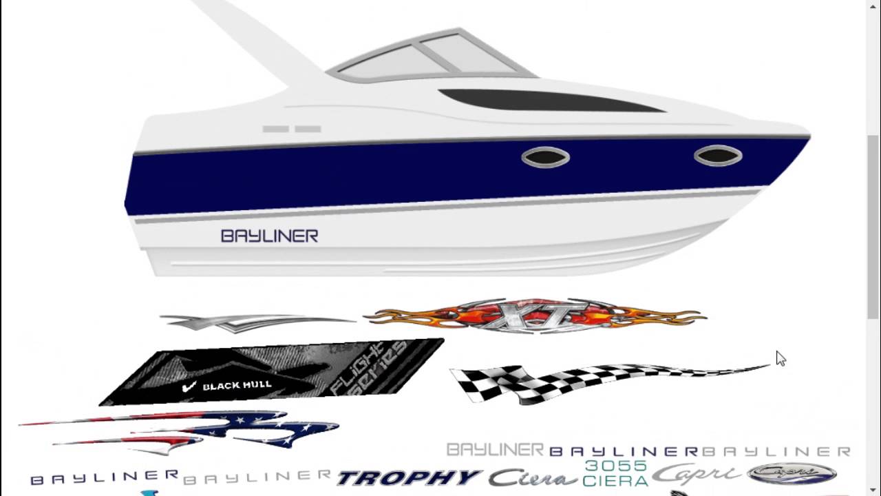 Logo-Decals Design Tool Boat Decals