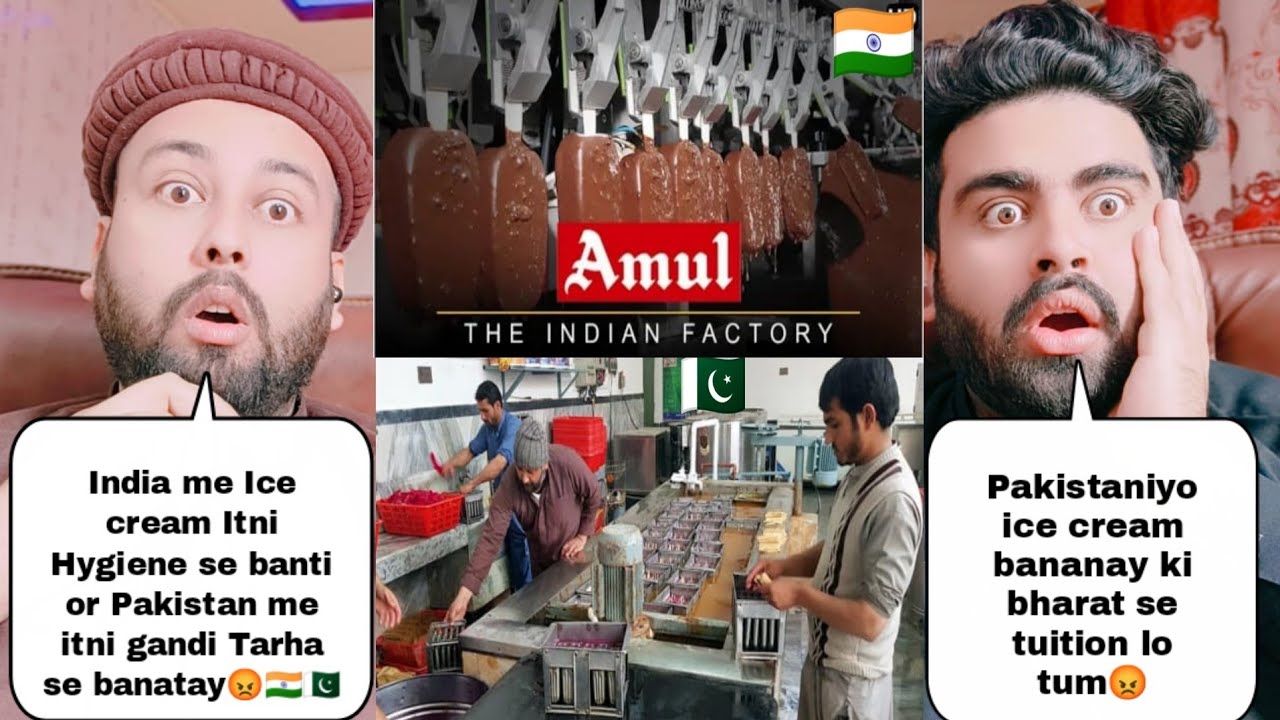 Ice cream Making In India Vs Ice cream Making In Pakistan | Pakistani Reaction