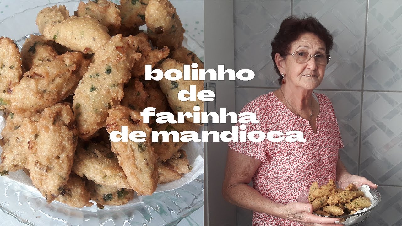 RECEITA: BOLINHO DE FARINHA DE MANDIOCA | Maria Guedes
