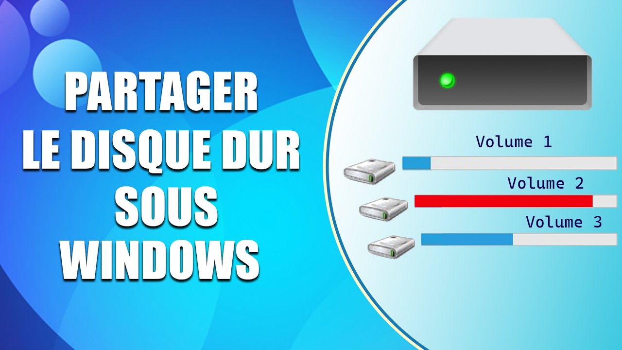 Comment Partager le disque dur d'un Ordinateur en #2025