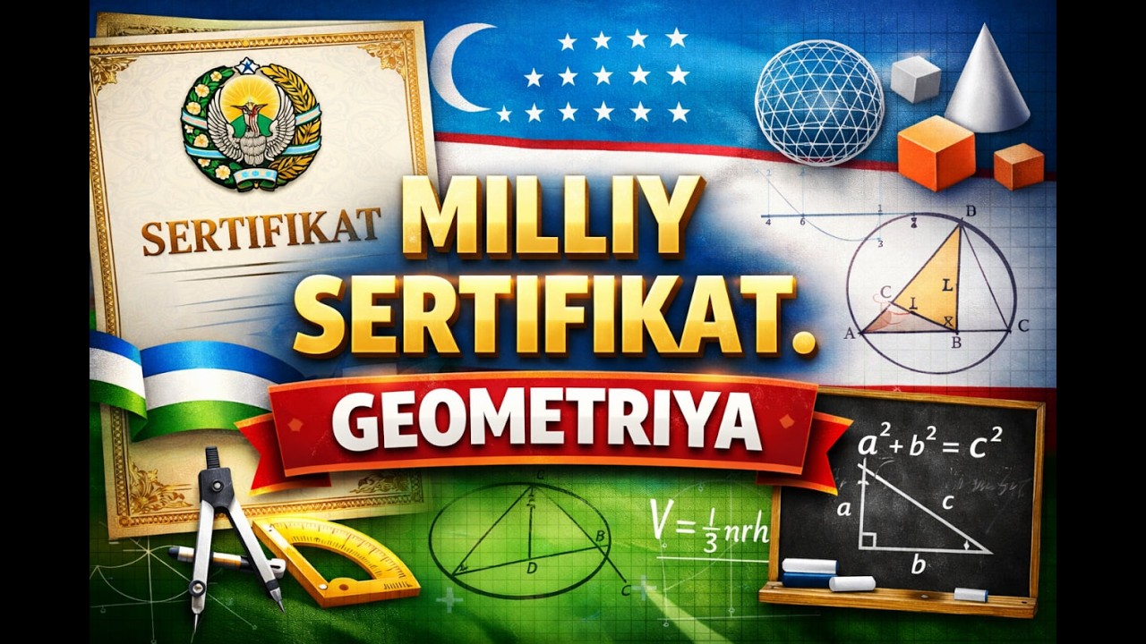 Geometriya 7-masala.Mateamtikadan Milliy Sertifikat.