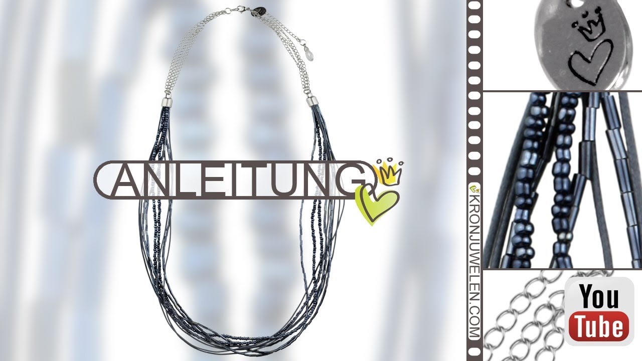 Rocailles Halsketten Video-Anleitung von kronjuwelen.com
