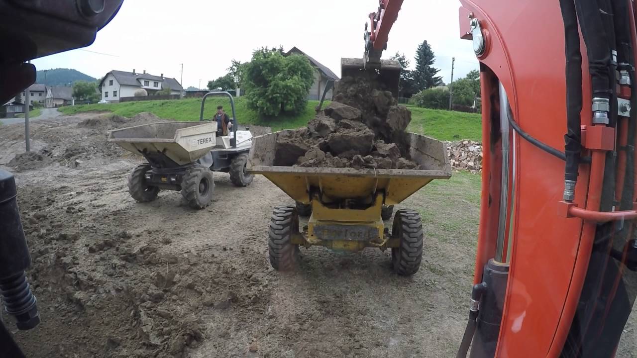 Kubota KX057-4 and Dumper Barford